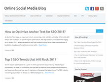 Tablet Screenshot of onlinesocialmediablog.com